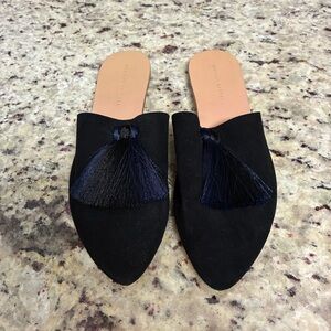 Loeffler Randall Winnie suede mule slides